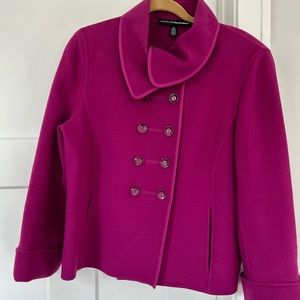 EllenTracy jacket in fuchsia Sz14